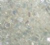 50g 5x4x2mm Crystal Lustre Tile Beads